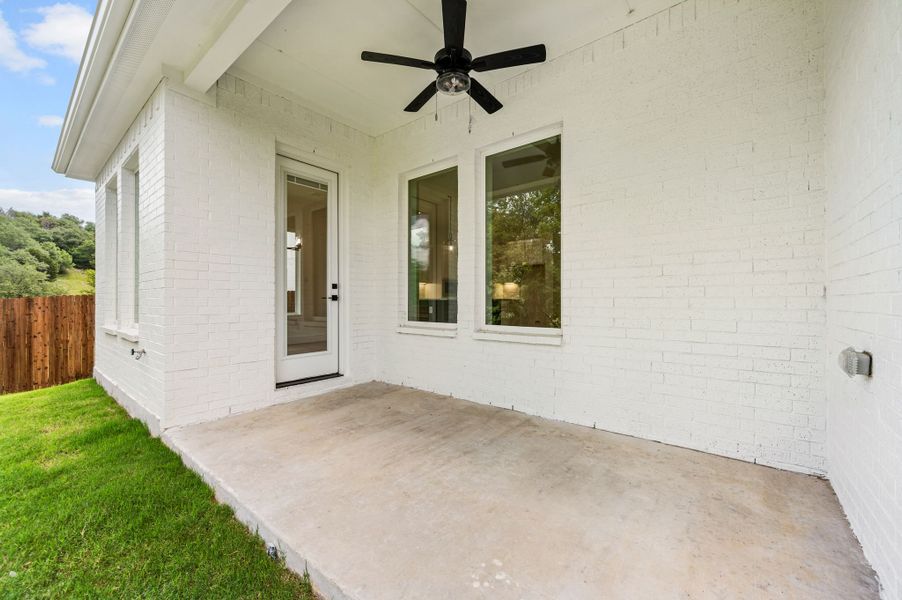 Representative exterior details of a home built from the Ashley by Our Country Homes in Parks of Aledo, Aledo (Image 30).