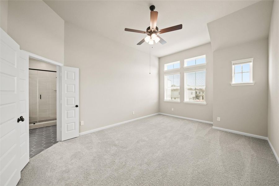 Spacious primary suite (*Photo not of actual home and used for illustration purposes only.)