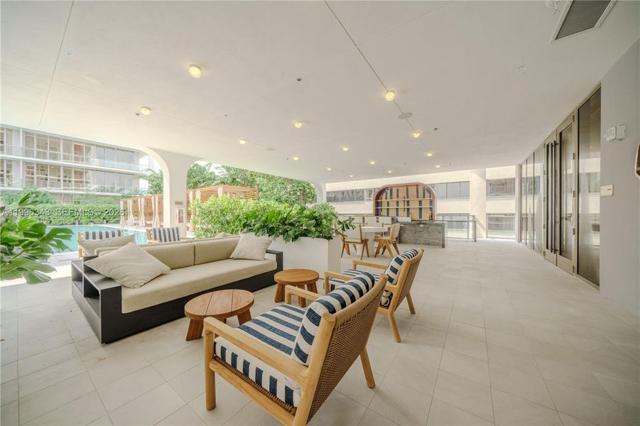 Furnished interior view inside a new home in Mr. C Residences, Miami (Image 6).