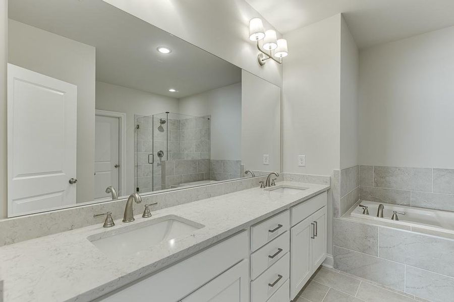 Furnished interior view inside a new home in , Buford (Image 10).