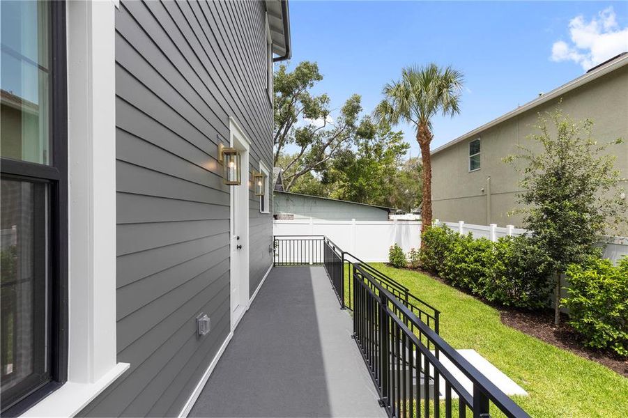 Exterior details and patio area of a home in , Tampa (Image 35). Exterior details and patio area of a home in , Tampa (Image 35).