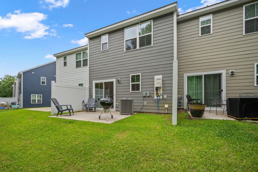 Exterior details and patio area of a home in , Summerville (Image 24).
