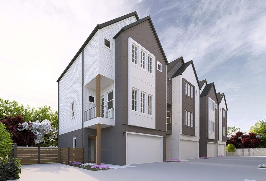 Exterior details and patio area of a home in , Houston (Image 4). Exterior details and patio area of a home in , Houston (Image 4).