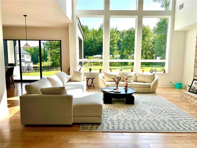 Furnished interior view inside a new home in , Cumming (Image 5).