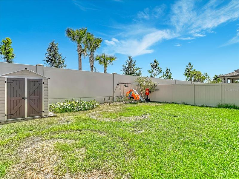 Exterior details and patio area of a home in Two Rivers, Zephyrhills (Image 27).