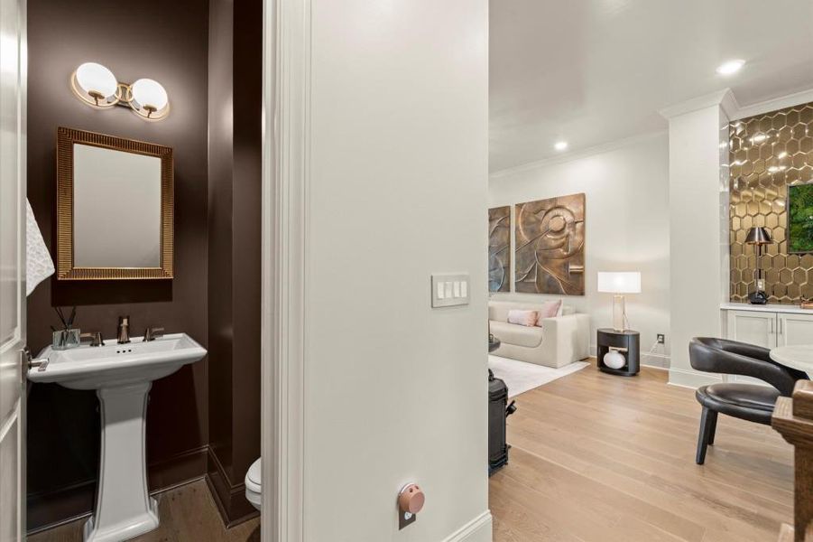 Furnished interior view inside a new home in , Alpharetta (Image 6).