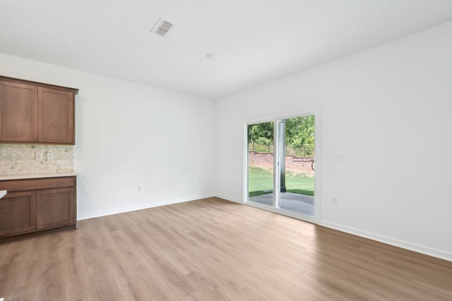 Representative unfurnished interior of a home built from the Meadow by Ashton Woods in Middleton Farms, Middlesex (Image 14).
