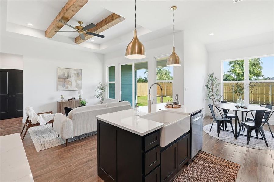 Furnished interior view inside a new home in , Tolar (Image 5).