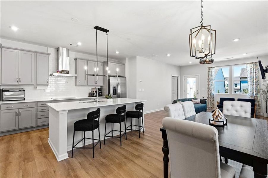 Furnished interior view inside a new home in Annsbury Park, Lilburn (Image 16).