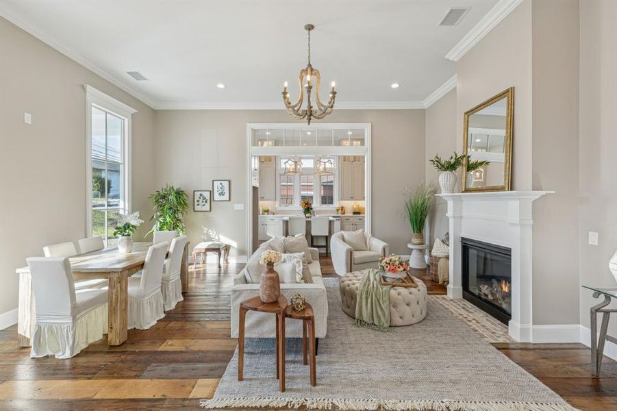 Furnished interior view inside a new home in , Rockwall (Image 25).