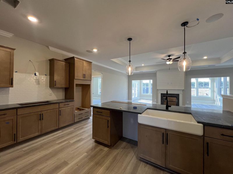 Furnished interior view inside a new home in The Cove, Sumter (Image 4).