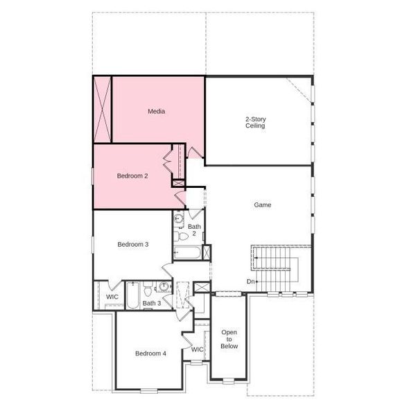 Structural options added include: Extended primary suite, media room, study, slid-in tub at primary bath, extended covered patio, and upgraded front door.