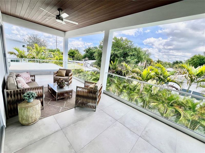 Exterior details and patio area of a home in , Sarasota (Image 22).