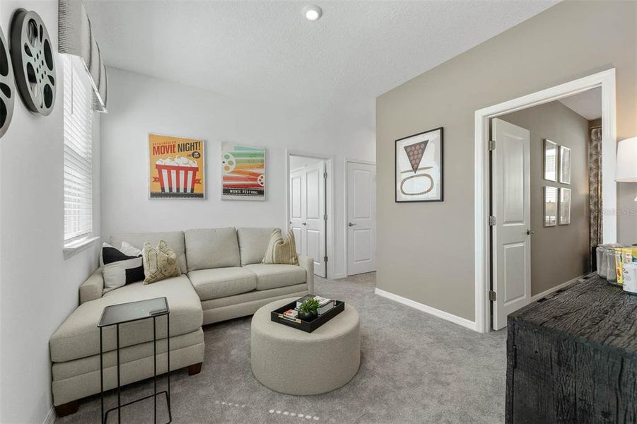 Furnished interior view inside a new home in Spring Walk at the Junction, Debary (Image 10).