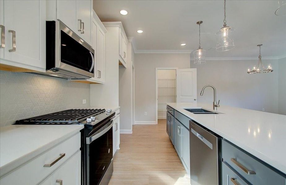 Furnished interior view inside a new home in Wildwood Place, Powder Springs (Image 7).