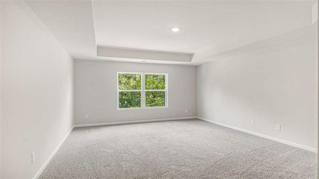 Spacious, unfurnished interior of a new home in Echo Glen, Stockbridge (Image 23). Spacious, unfurnished interior of a new home in Echo Glen, Stockbridge (Image 23).