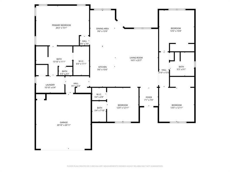 2D floor plan layout of this home in , Mabank, TX (Image 4).