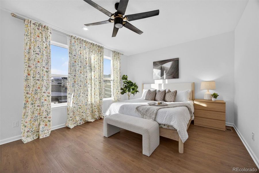 Furnished interior view inside a new home in , Parker (Image 34).