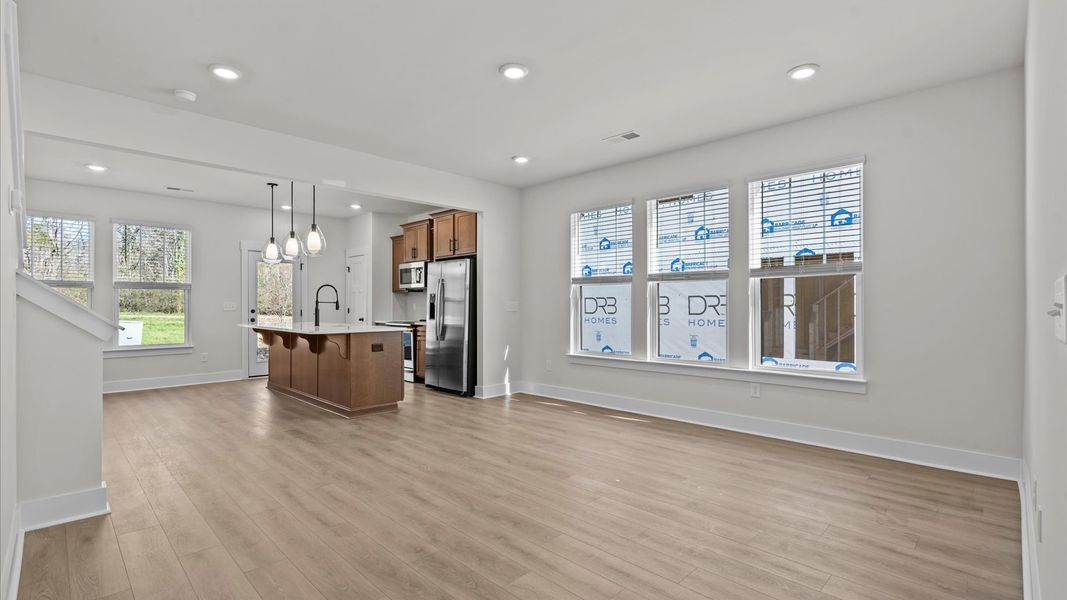 Furnished interior view inside a new home in Gresham Station, Simpsonville (Image 6).