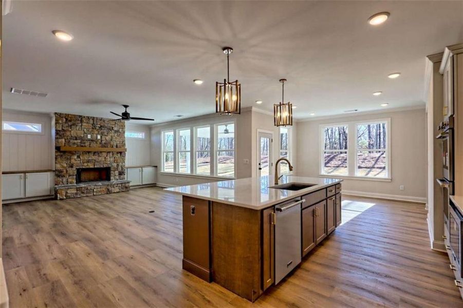 Furnished interior view inside a new home in , Clarkesville (Image 41).