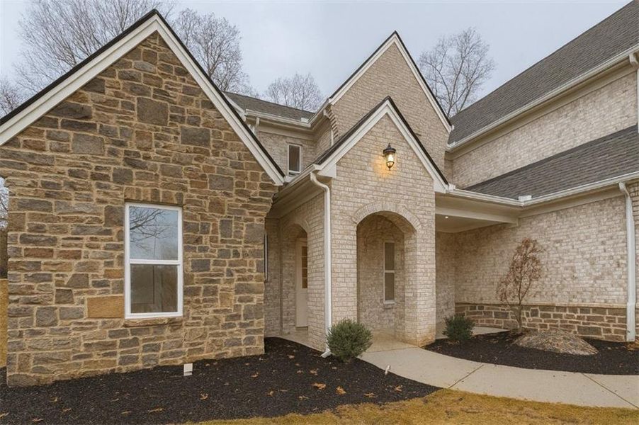 Exterior details and patio area of a home in , Marietta (Image 21).