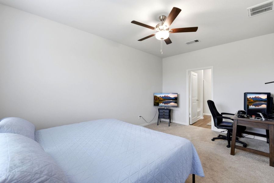 Furnished interior view inside a new home in Vacek Country Meadows, Richmond (Image 13).