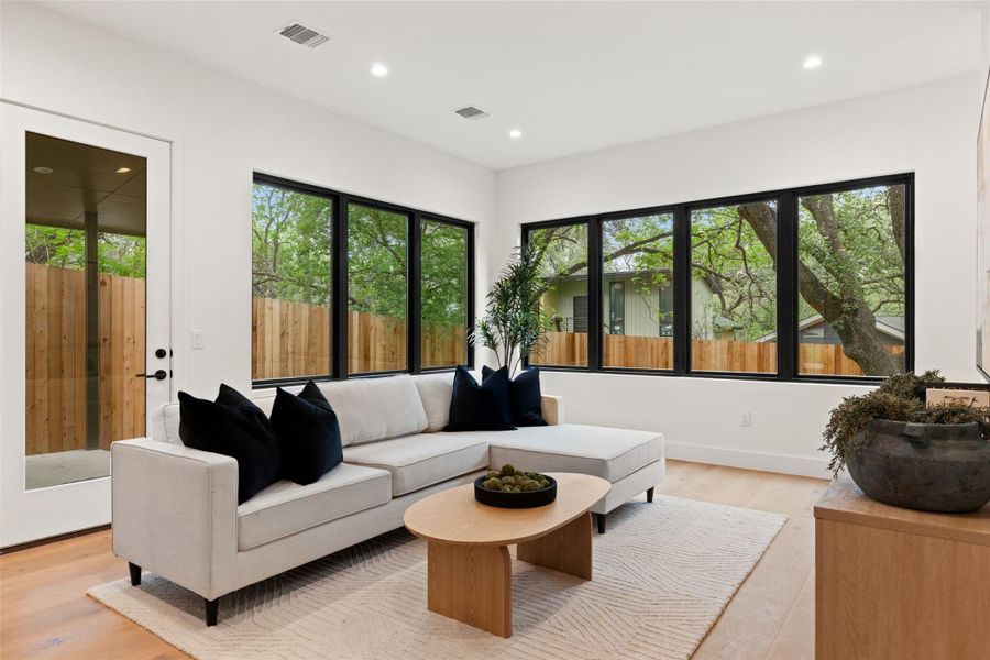 Furnished interior view inside a new home in , Austin (Image 11).