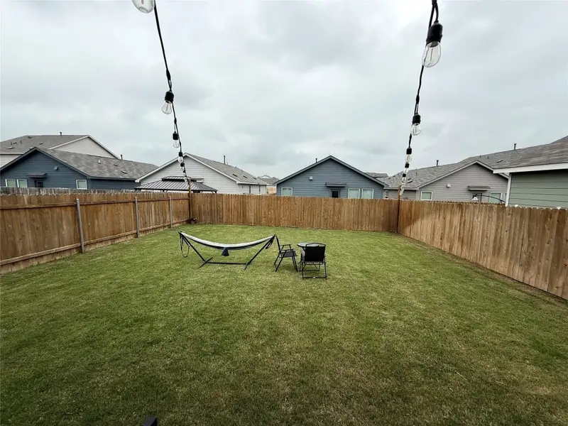 Relaxing backyard