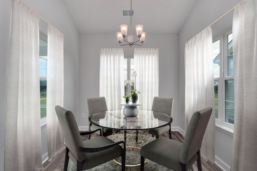 Representative furnished interior of a home built from the Allerton - Premier Collection by Mungo Homes in Arcadia, Myrtle Beach (Image 6).