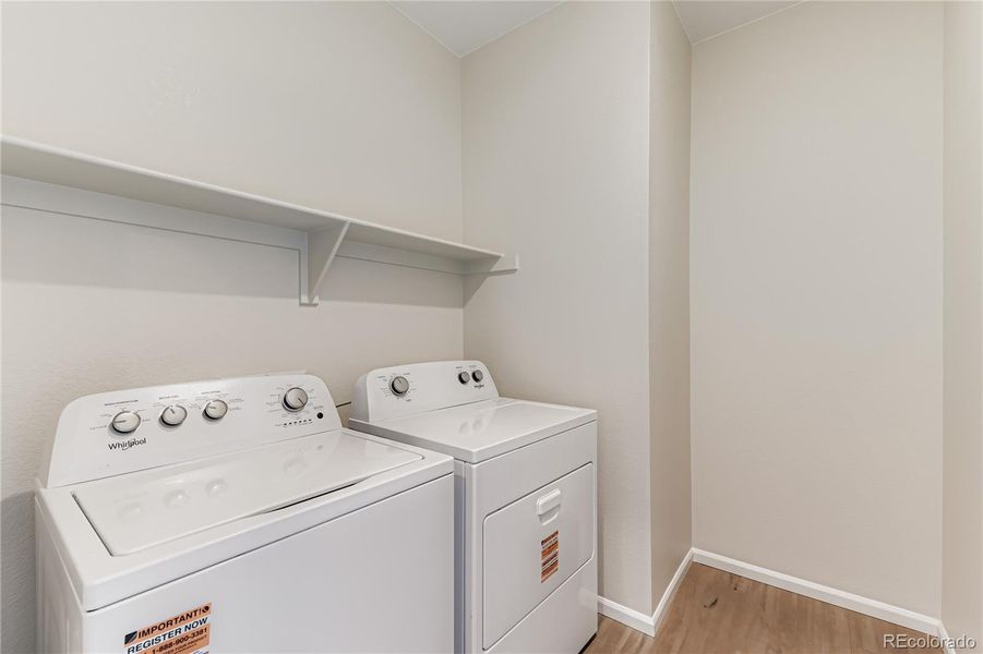 Laundry room w/included Washer/Dryer