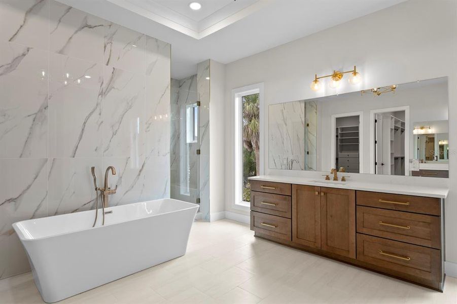 Furnished interior view inside a new home in , Tampa (Image 13).