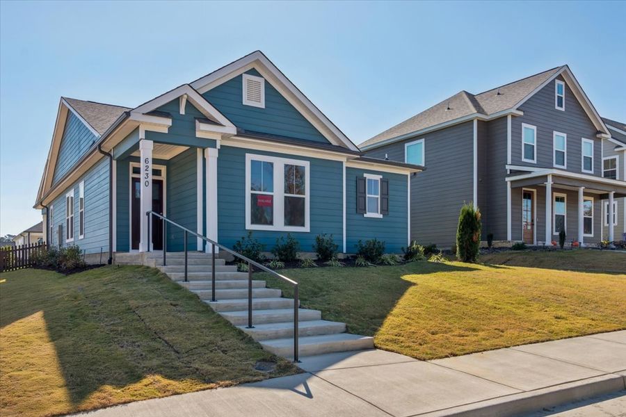 Front exterior of a new home in Tillery Park, Grovetown, GA, highlighting curb appeal (Image 18).