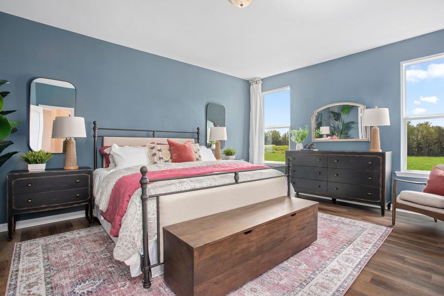 Representative furnished interior of a home built from the 2074 by KB Home in Utley Farms, New Hill (Image 7).