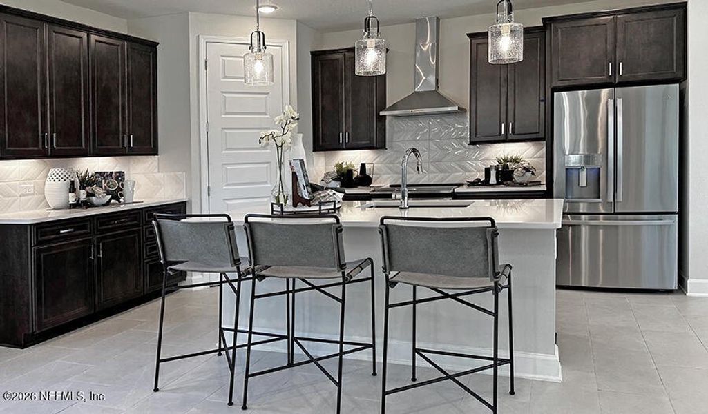 Furnished interior view inside a new home in , Jacksonville (Image 9). Furnished interior view inside a new home in , Jacksonville (Image 9).