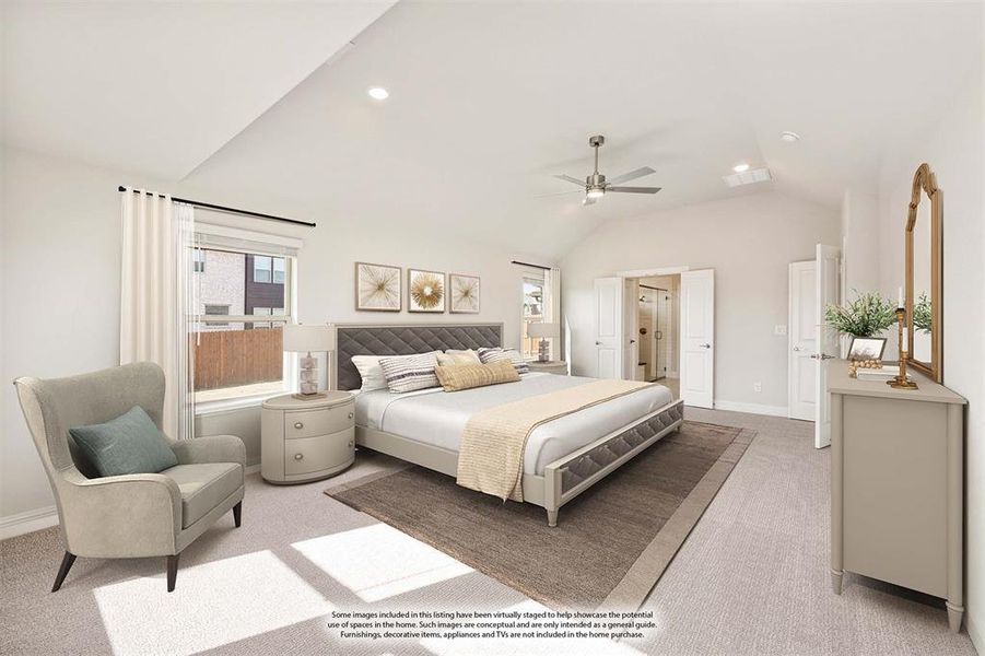 Furnished interior view inside a new home in Triple Diamond Ranch, Mansfield (Image 8).