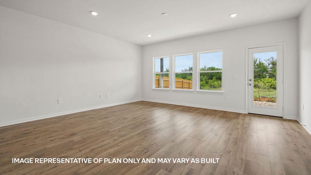 Spacious, unfurnished interior of a new home in Prairie Lakes, Buda (Image 11).