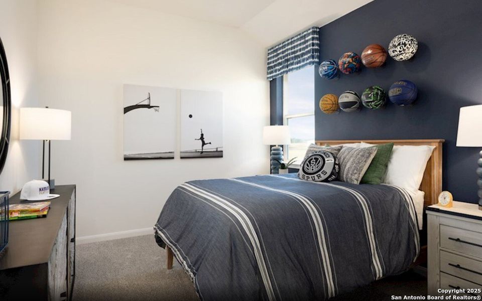 Furnished interior view inside a new home in Cordova Crossing, Seguin (Image 3).