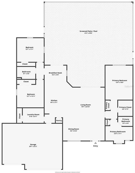 2D floor plan layout of this home in , Punta Gorda, FL (Image 5).