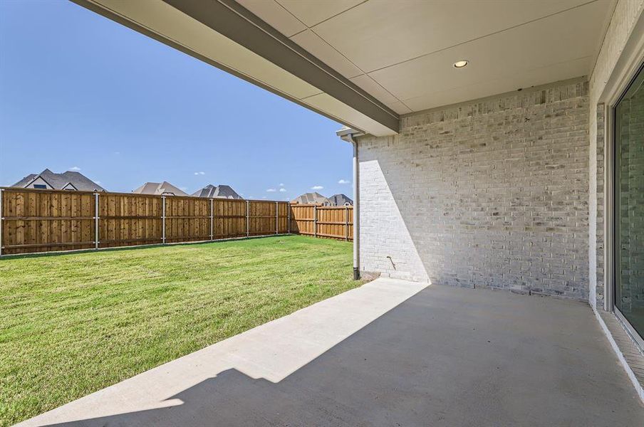 View of patio