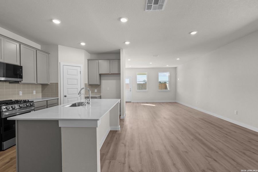 Furnished interior view inside a new home in Garden Grove, San Antonio (Image 10). Furnished interior view inside a new home in Garden Grove, San Antonio (Image 10).