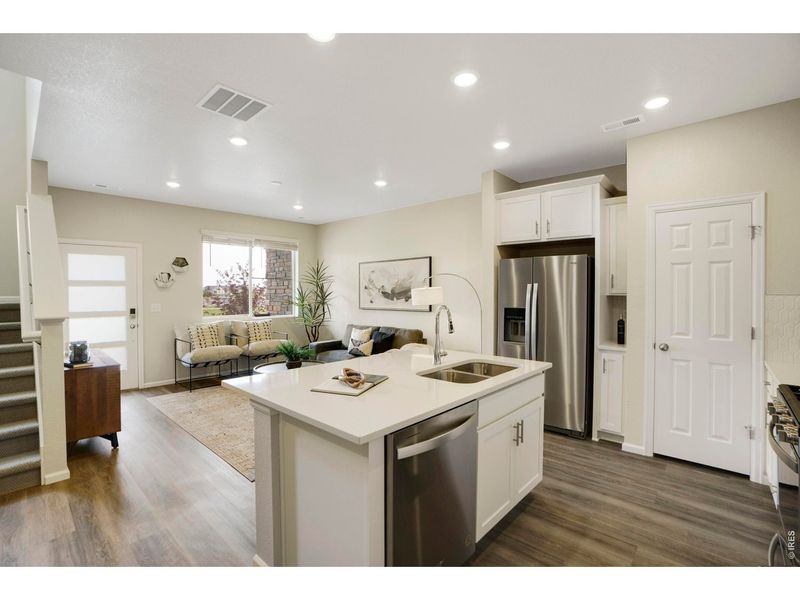 Furnished interior view inside a new home in , Broomfield (Image 39).