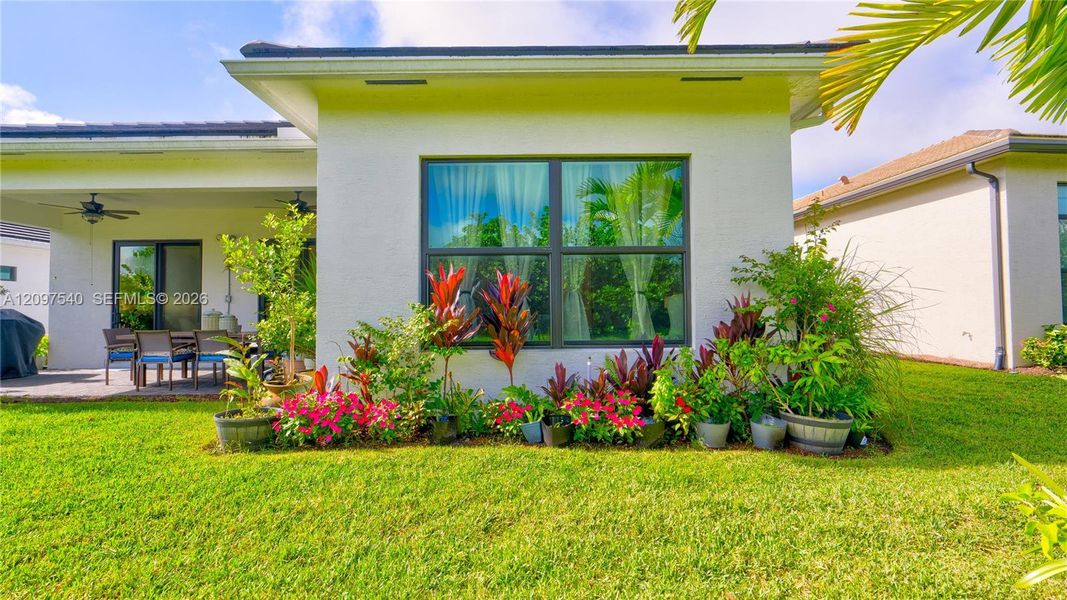 Exterior details and patio area of a home in , Westlake (Image 3).