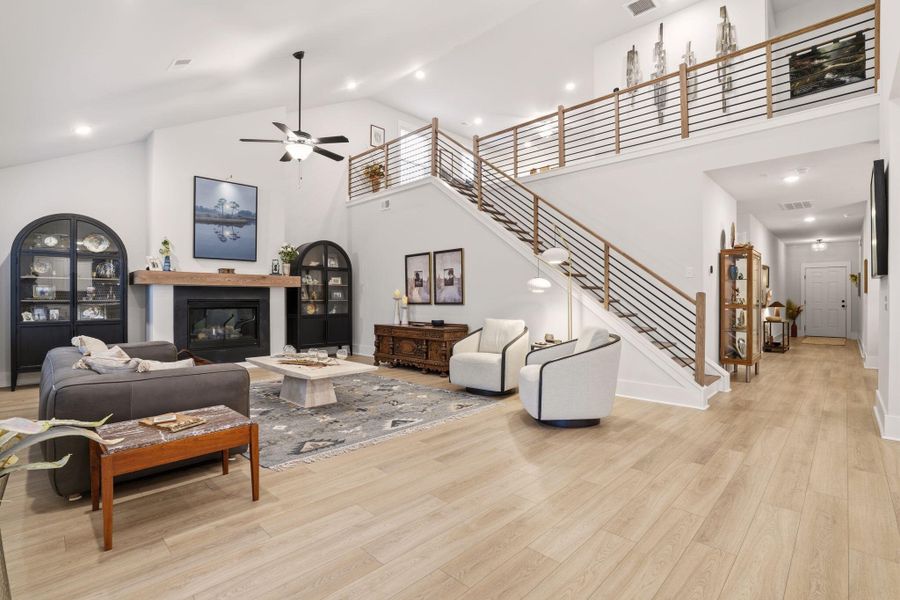 Furnished interior view inside a new home in , Summerville (Image 7). Furnished interior view inside a new home in , Summerville (Image 7).