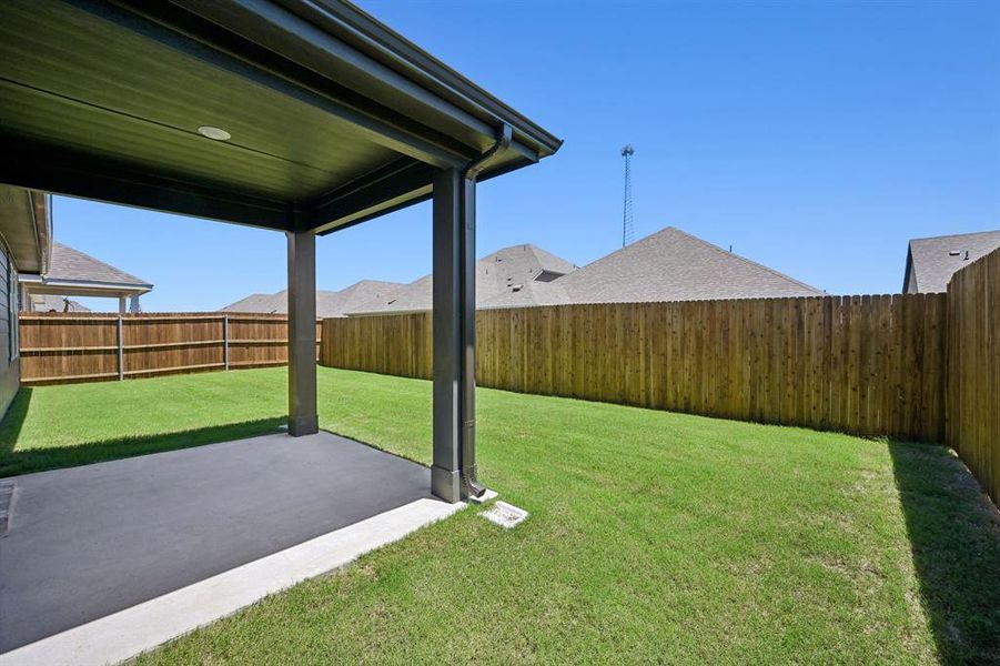 Exterior details and patio area of a home in Parks at Foster Crossing - Signature Series, Anna (Image 3). Exterior details and patio area of a home in Parks at Foster Crossing - Signature Series, Anna (Image 3).