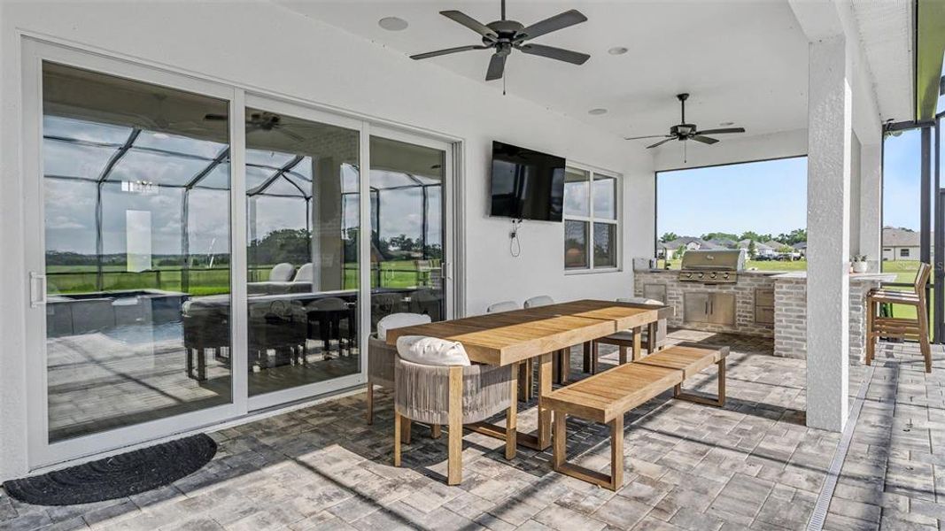 Exterior details and patio area of a home in , Lakeland (Image 25). Exterior details and patio area of a home in , Lakeland (Image 25).