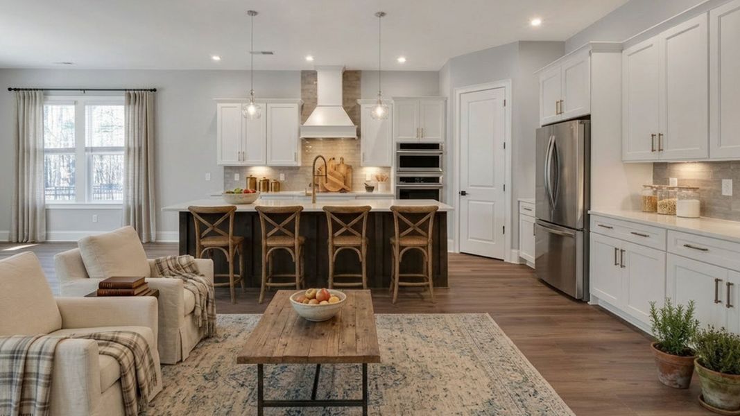 Furnished interior view inside a new home in Cresswind Wesley Chapel, Monroe (Image 7).
