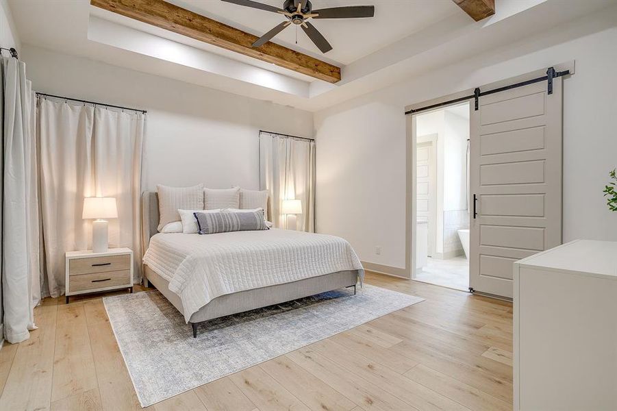 Furnished interior view inside a new home in , Weatherford (Image 26).