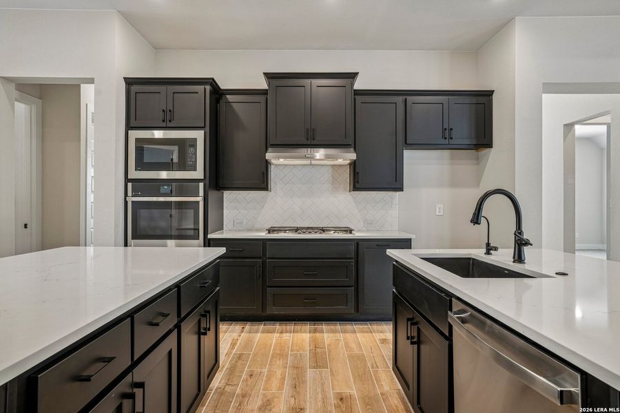Furnished interior view inside a new home in Village at Three Oaks, Seguin (Image 8).