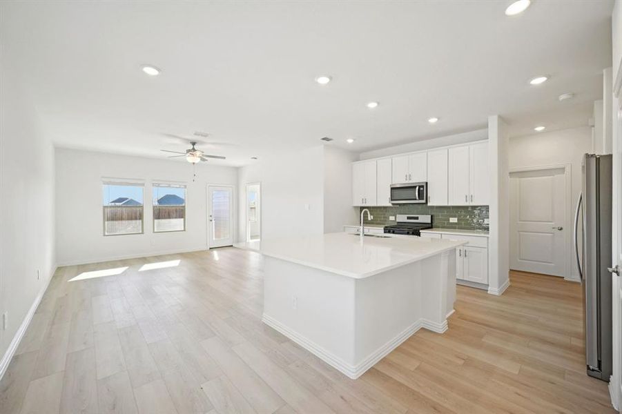 Furnished interior view inside a new home in Eastridge - Spring Series, McKinney (Image 15).
