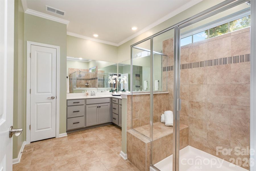 Furnished interior view inside a new home in , Charlotte (Image 31).